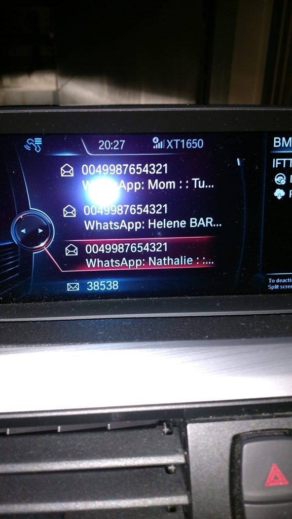 Idrive avec Whatsapp