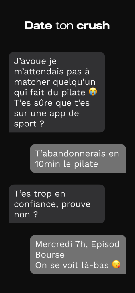 Un  date en trois étapes