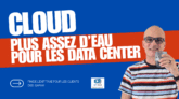 Video thumbnail with bold white 'CLOUD' text on blue and orange diagonal stripe; man in striped shirt holding a glass on the right.